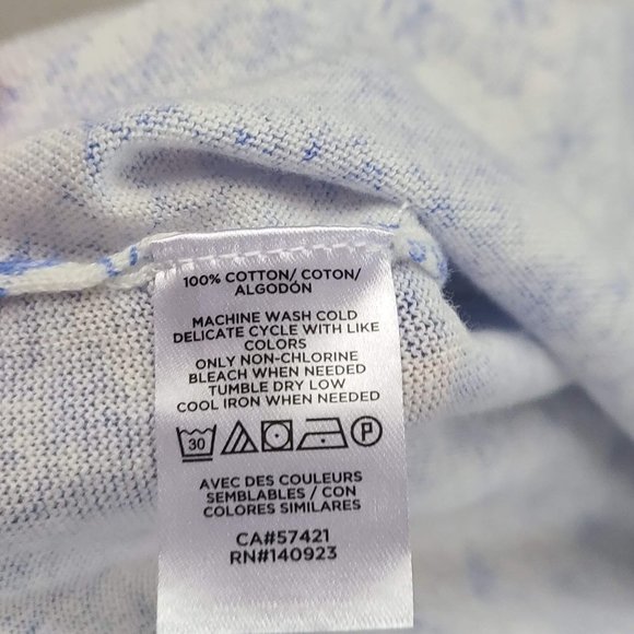 Blue & White Floral Cardigan, Loft - Picture 7 of 10